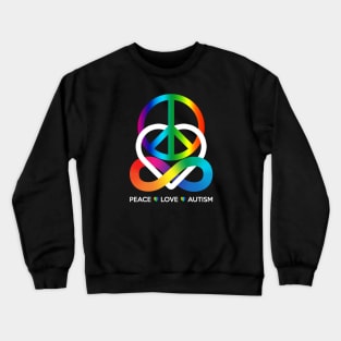 Peace Love Autism Crewneck Sweatshirt